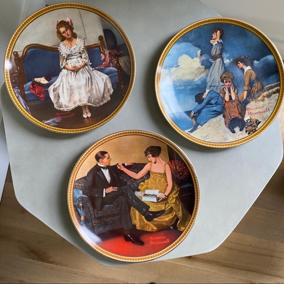 NORMAN ROCKWELL Lot of Decorative Plates - Picture 2 of 13